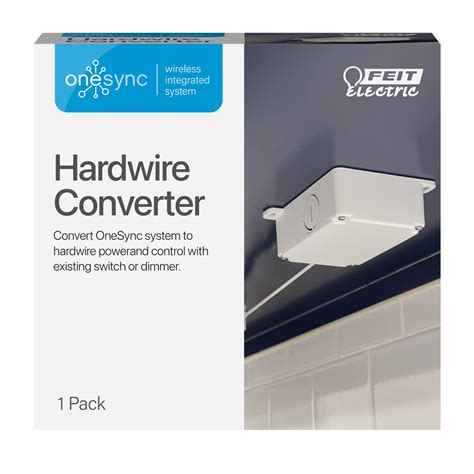 onesync under cabinet hardwire converter junction box|How Do I Hardwire the OneSync Under Cabinet Flat .